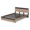 Baxton Studio Jamie Modern Two-Tone Oak and Grey Wood Queen Size Platform Bed 138-7709 - alternate 3